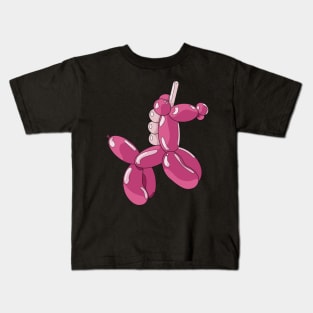 A light and dark pink unicorn balloon Kids T-Shirt